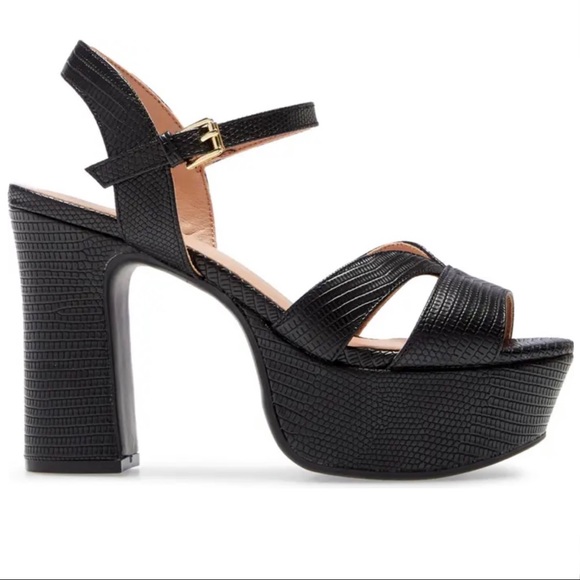 🆕Chinese Laundry Black Daydreamer Platform Sandal - Picture 5 of 5
